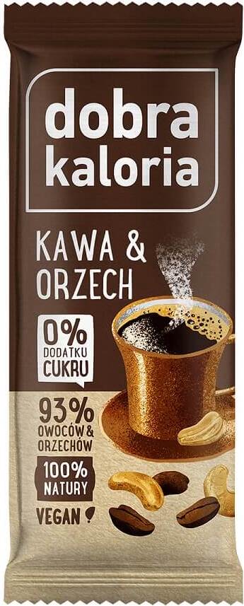 Fruchtriegel Kaffee & Walnuss 35 g GOOD KALORIA