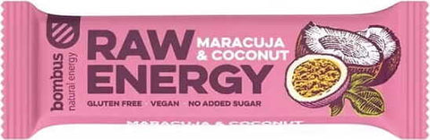 Raw Energy Maracuja Kokos glutenfrei 50 g BOMBUS