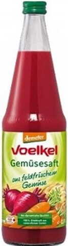 Demeter Bio Gemüsesaft von VOELKEL in 750 ml Flasche, frischer und gesunder Gemüsesaft aus biologischer Landwirtschaft.