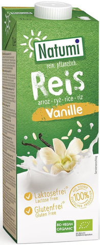 Glutenfreies Reis-Vanille-Getränk BIO 1000 ml - NATUMI