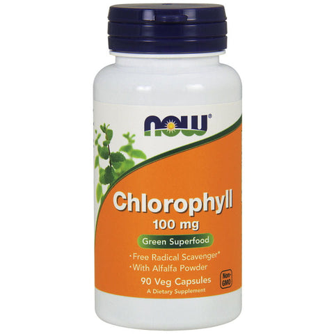 Chlorophyll Chlorophyll 100 mg 90 Kapseln NOW FOODS