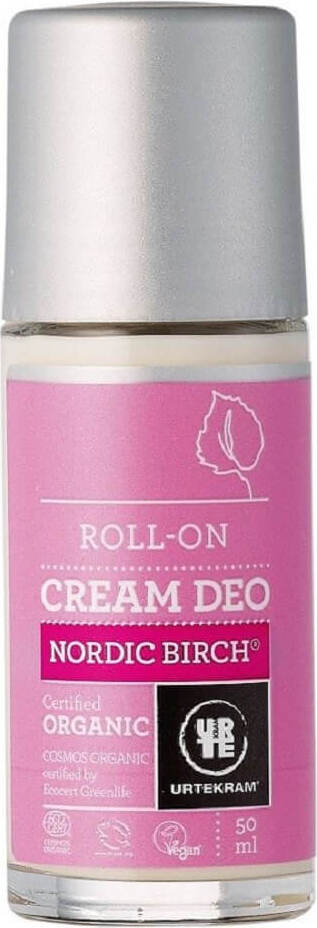 Nordic Birch Cream Roll-On Deodorant BIO 50 ml URTEKRAM