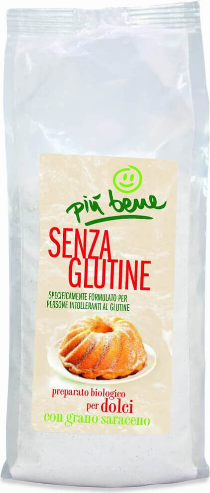 Bio glutenfreie Kuchen- und Dessertmischung von ECOR, 500 g, für allergikerfreundliches Backen.