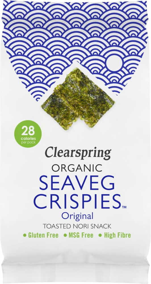 Meeresalgen-Crispies natürliche Meeresalgen-Crispies glutenfrei BIO 4 g CLEARSPRING