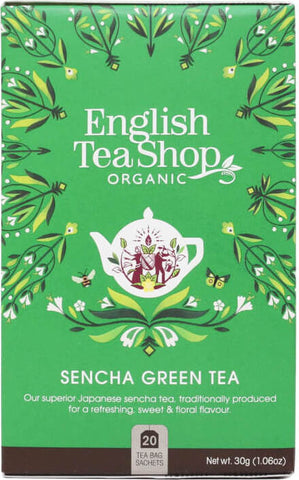 Sencha grüner Tee 20x1,5 g BIO 30 g ENGLISH TEA SHOP