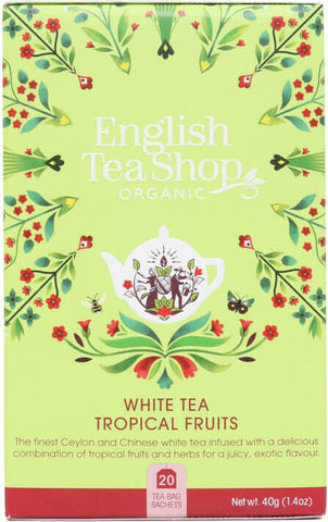 Weißer Tee tropische Früchte 20x2 g BIO 40 g ENGLISH TEA SHOP