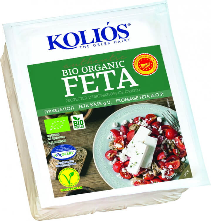 Feta-Käse DOP geschützte Ursprungsbezeichnung BIO 150 g KOLIOS