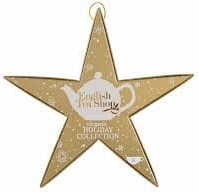 Bio Golden Star Teeset mit 6x2g, englischer Teemischung, ideal für Tee-Liebhaber, präsentiert in Verpackung.