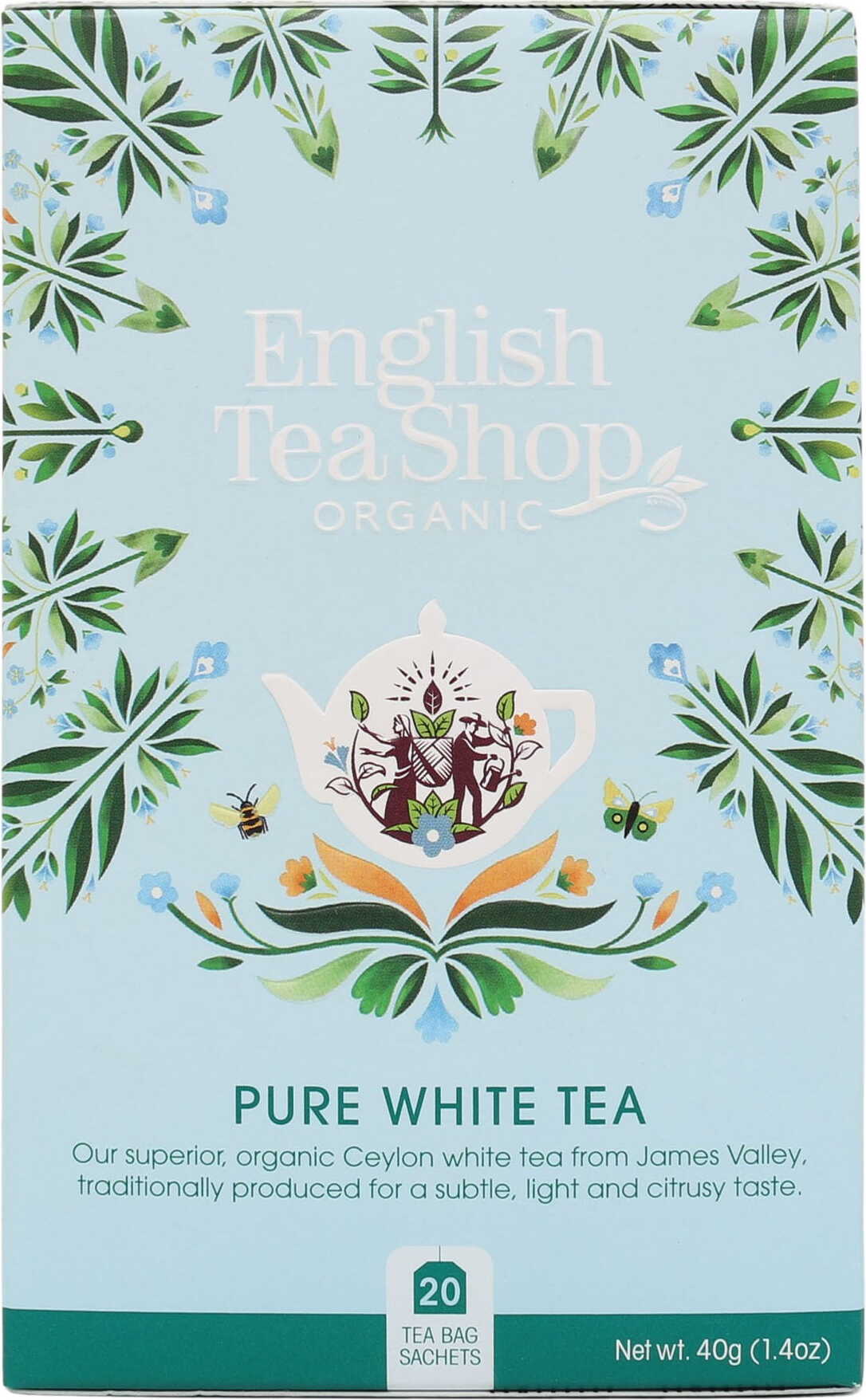 Weißer Tee 20x2 g BIO 40 g ENGLISH TEA SHOP