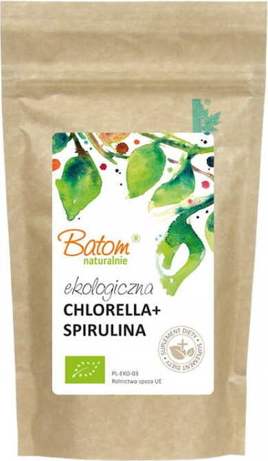 Chlorella + Spirulina BIO-Tabletten 150 g (1 Tablette = 200 mg) - BATOM
