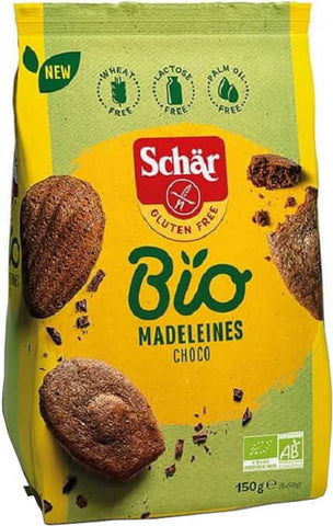 Madeleines choco - glutenfreie Schokomuffins BIO 150 g SCHÄR