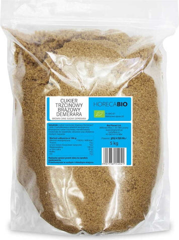 Brauner Rohrzucker Demerara BIO 5 kg - HORECA