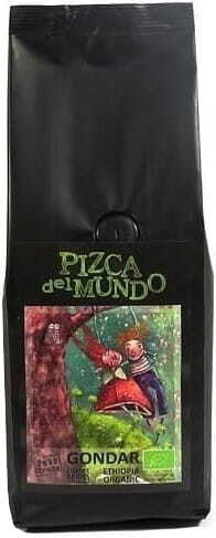 Gondar Arabica Kaffeebohnen, fair gehandelt und BIO, 250 g, im PIZCA DEL MUNDO Paket