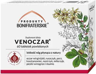 VenOCZAR natürliche Linderung für die Beine 60 überzogene Tabletten BONIFRATER PRODUKTE