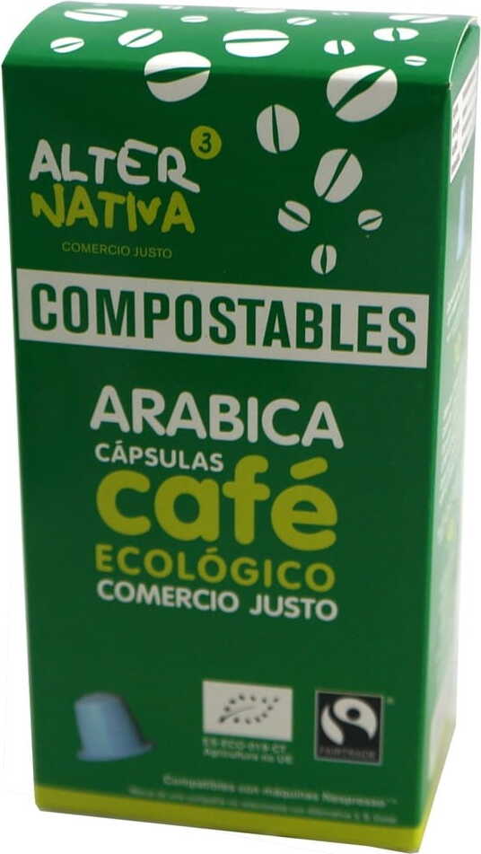 Arabica fair gehandelter Kaffee BIO 10 Kapseln für Nespresso - ALTERNATIVA Main image