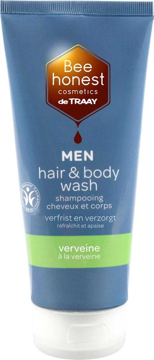 2in1 Shampoo und Duschgel für Männer Eisenkraut und Öko-Honig 200 ml - BEE HONEST