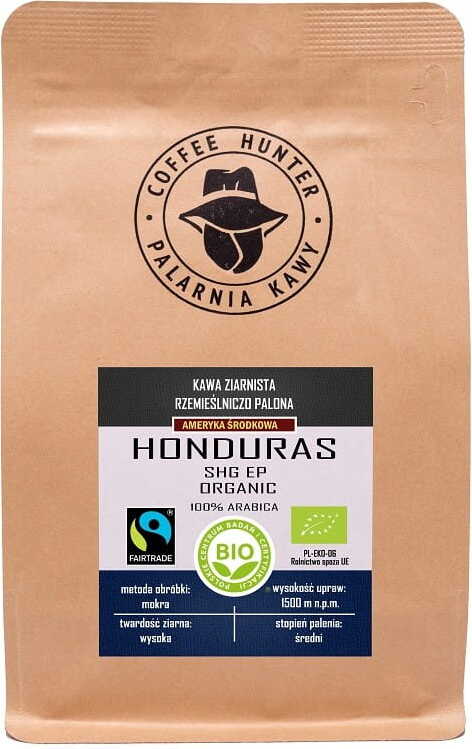 Arabica-Kaffeebohnen 100% Honduras fair gehandelt BIO 250 g - COFFEE HUNTER Main image