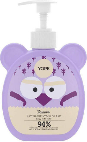 Natürliche flüssige Handseife für Kinder Jasmin 400ml YOPE