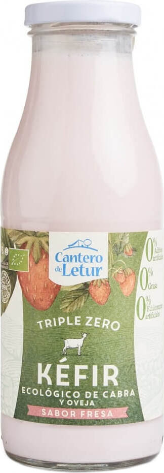 Erdbeer-Ziegenkefir BIO 500 ml CANTERO DE LETU