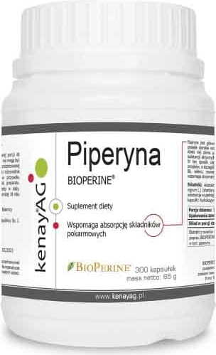 Piperin Bioperin 10mg 300 Kapseln KENAY Hlavní obrázek produktu