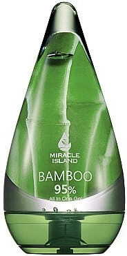 Bambus-Körperpflegegel von MIRACLE ISLAND, 250 ml Flasche, cremige Textur mit Bambusextrakt, für Hautpflege und Feuchtigkeit