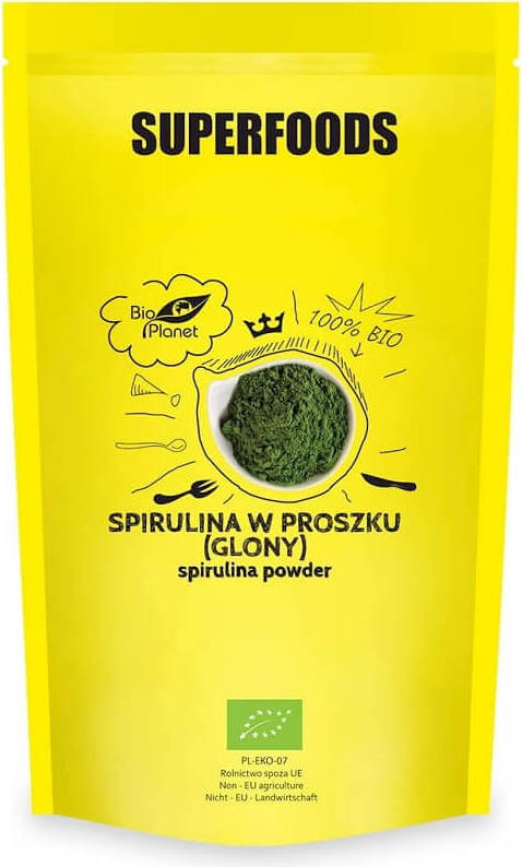 Spirulina-Pulver (Algen) BIO 600 g - BIO PLANET Pääkuva