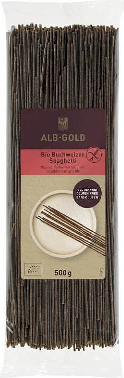 Nudeln (Buchweizen) glutenfreie Spaghetti BIO 500 g - ALB GOLD