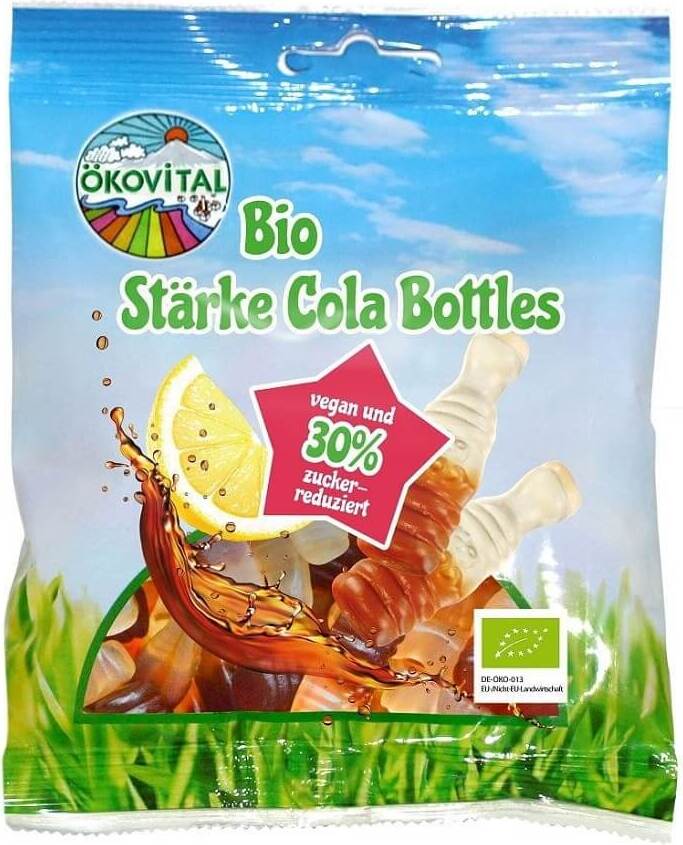 Gelatinefreies Cola-Gelee glutenfrei BIO 80 g - OKOVITAL