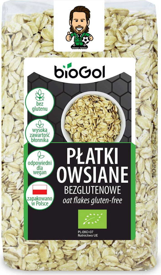 Glutenfreie Haferflocken BIO 300 g - BIOGOL
