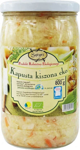 Sauerkraut mit Karotten BIO 800 g - SĄTYRZ
