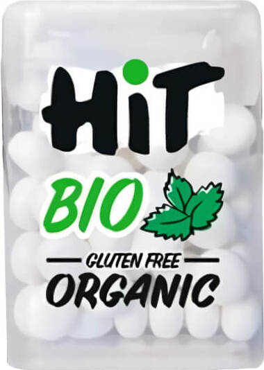 Glutenfreie Minzgeschmack Dragees von NATU - HIT, BIO, 15 g, kleine grüne Minzdragees in einer Packung