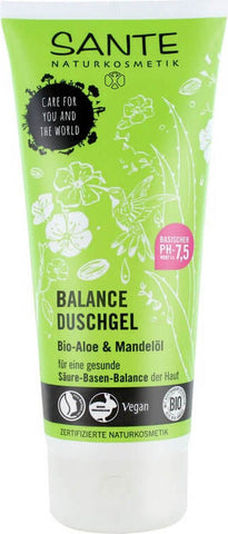 Duschgel Balance Aloe und Öko-Mandelöl 200 ml - SANTE