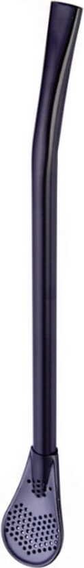 Schwarze Bombilla aus Edelstahl 155 cm - PIZCA DEL MUNDO