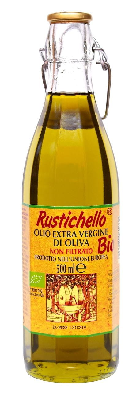Natives Olivenöl extra ungefiltert BIO 500 ml - RUSTIHELLO