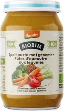 10 Monate Gemüsegericht mit Dinkelnudeln demeter BIO 220 g - BIOBIM