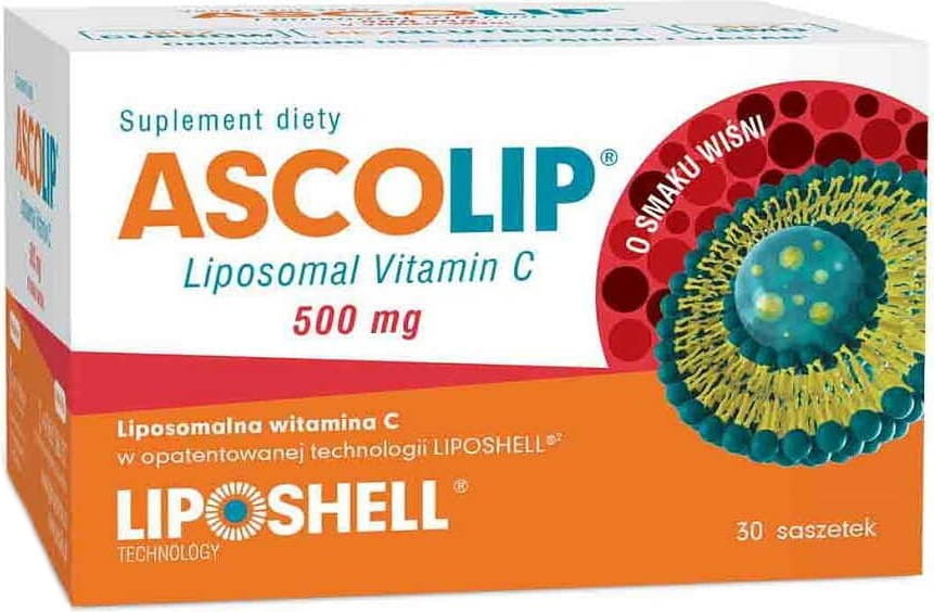 Liposomales Vitamin C 500mg Liposomales Vitamin C 30 Beutel à 5 g, Kirschgeschmack ASCOLIP