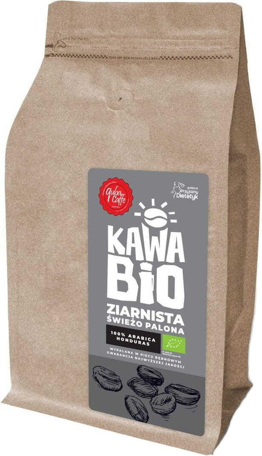 Bio Arabica-Kaffeebohnen von QUBA CAFFE, 250 g, frisch und aromatisch, ideal für Kaffeezubereitungen.