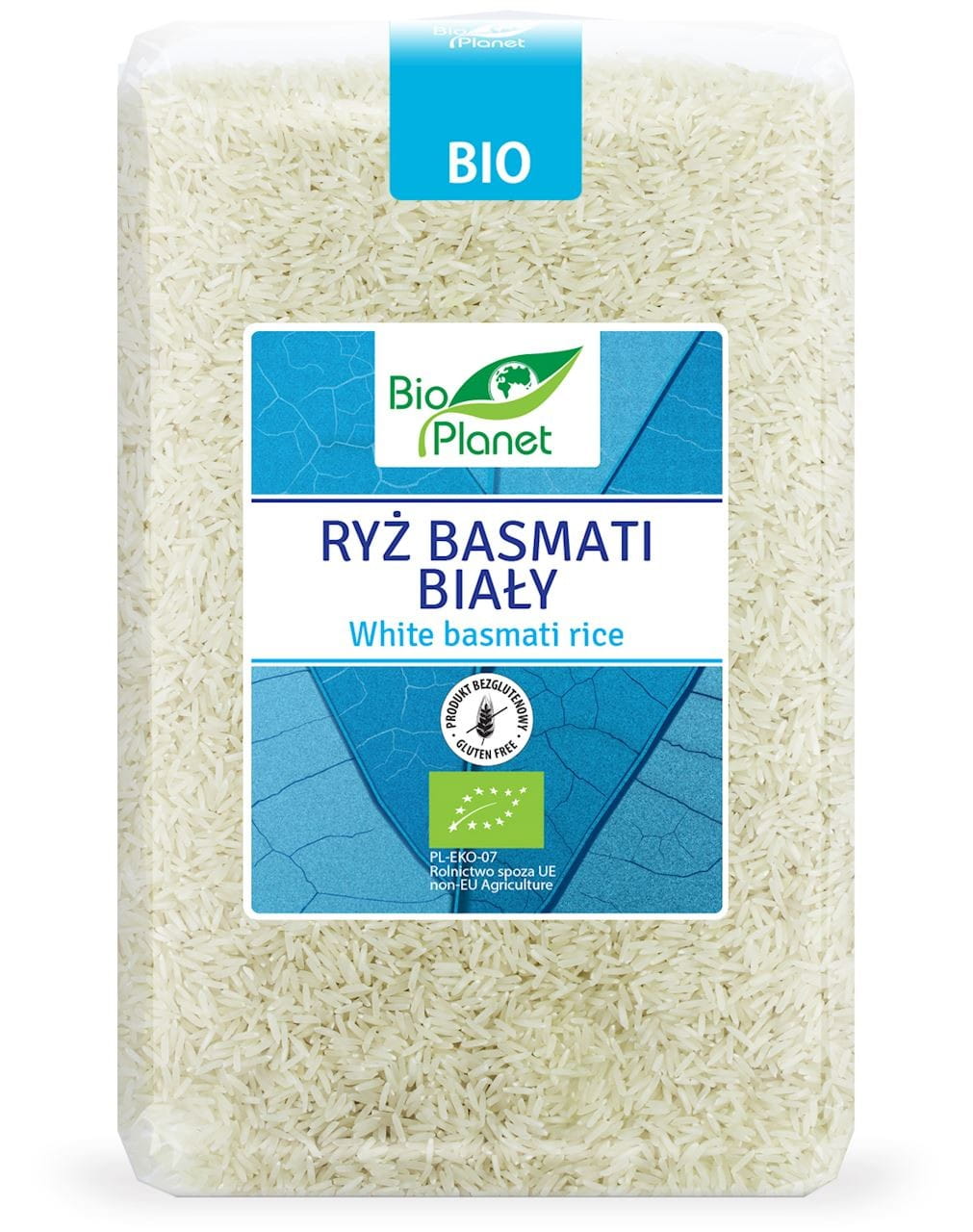 Glutenfreier weißer Basmatireis BIO 2 kg - BIO PLANET