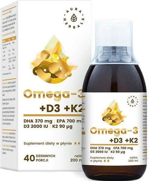 Omega - 3 DHA 370mg 200ml AURA-KRÄUTER Main image