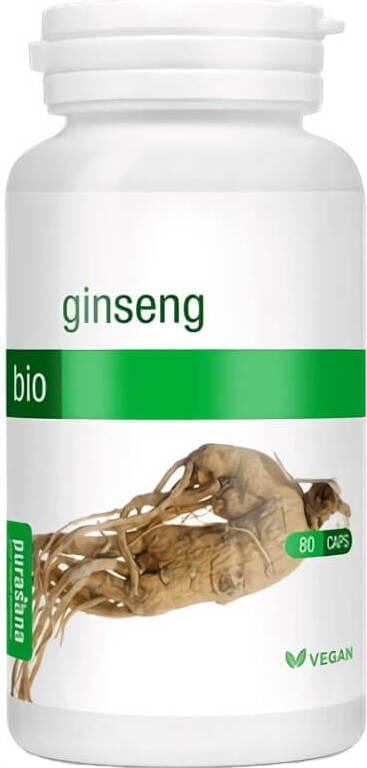 Ginseng - Ginseng Kapseln BIO 296 g (80 Stück) - PURASANA