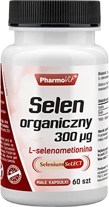Organisches Selen 300ug L - Selenomethionin Selen Select 60 Kapseln PHARMOVIT