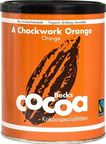 Orange-Ingwer-Trinkschokolade fair gehandelt glutenfrei BIO 250g - BECKS COCOA