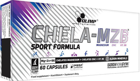 Magnesium Zink B6 Chela - mzb Sportformel 60 Kapseln OLIMP SPORT NUTRITION