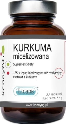Mizellisierte Kurkuma 800 mg 60 Kapseln KENAY