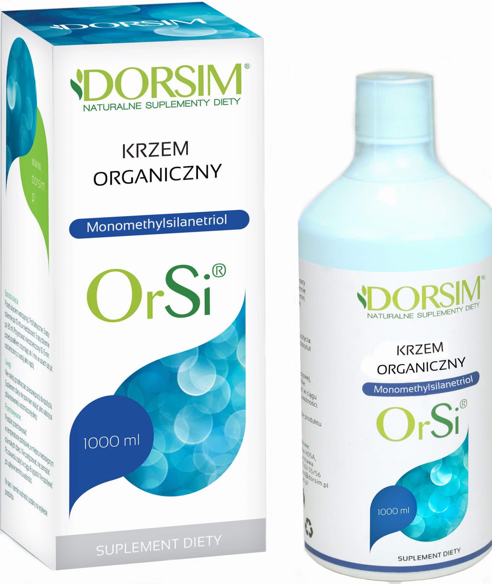 Organisches Silizium in flüssigem Monomethylsilantriol 1000ml DORSIM Hlavní obrázek produktu