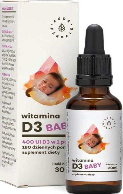 Vitamin D3 Babytropfen 30ml AURA HERBALS Hover Image