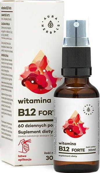 Vitamin B12 FORTE 60 Portionen 30 ml AURA HERBALS