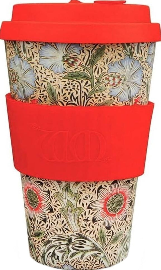 Bambusfaser-Corncockie-Becher von ECOFFEE CUP, 400 ml, nachhaltiger Kaffee- oder Teebecher mit umweltfreundlichem Design