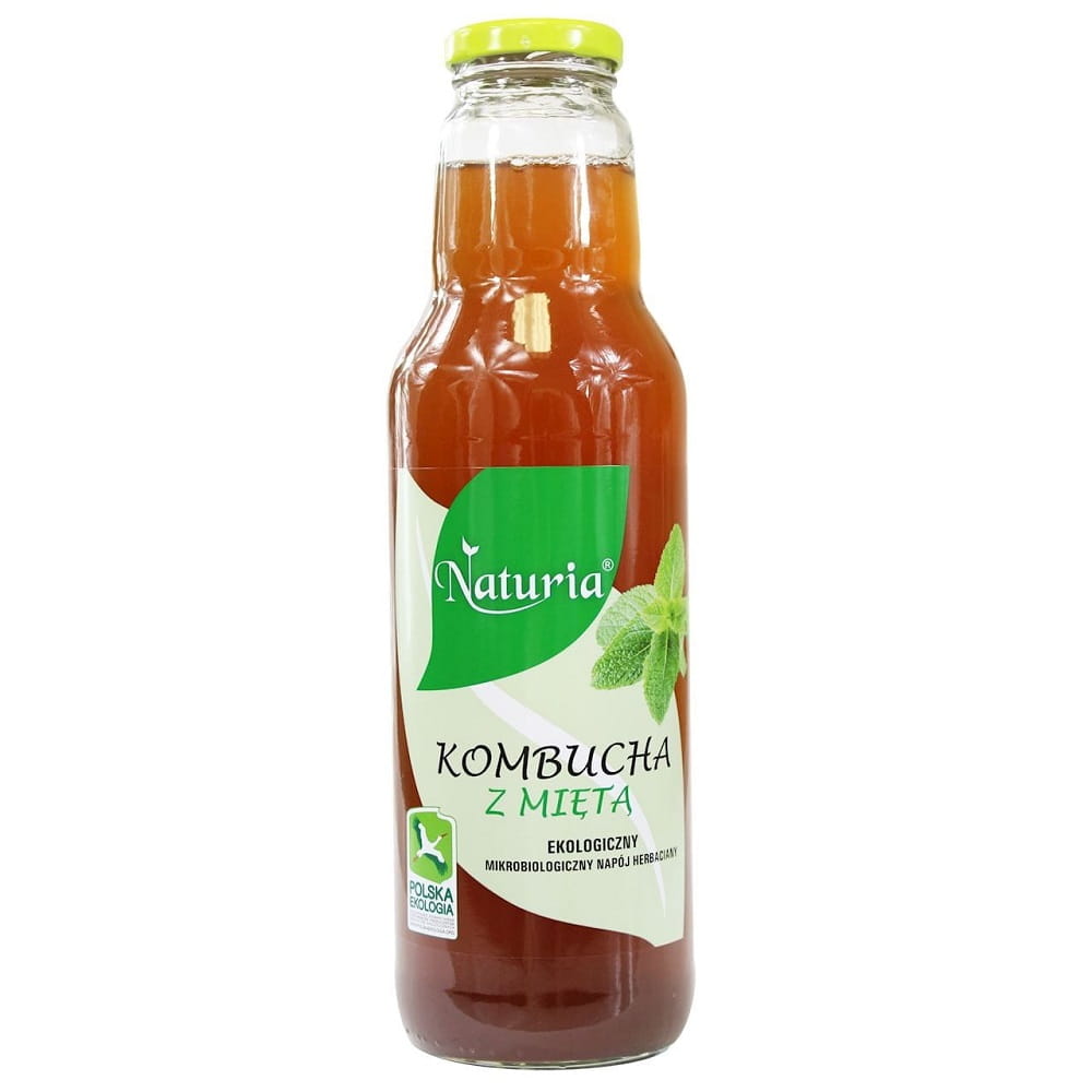 Kombucha mit Minze BIO 750 ml - NATURIA Κύρια εικόνα προϊόντος