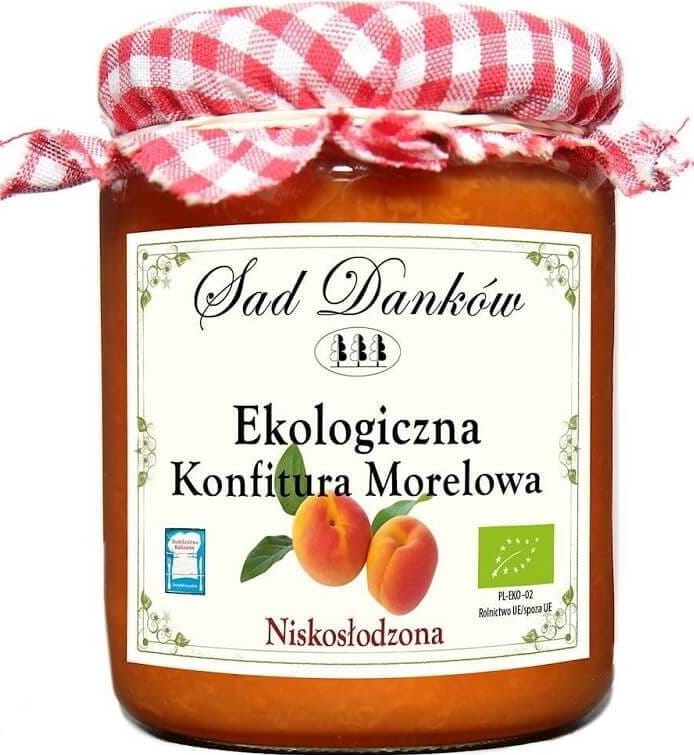 Aprikosenmarmelade, zuckerarm BIO 260 g - SAD DANKÓW